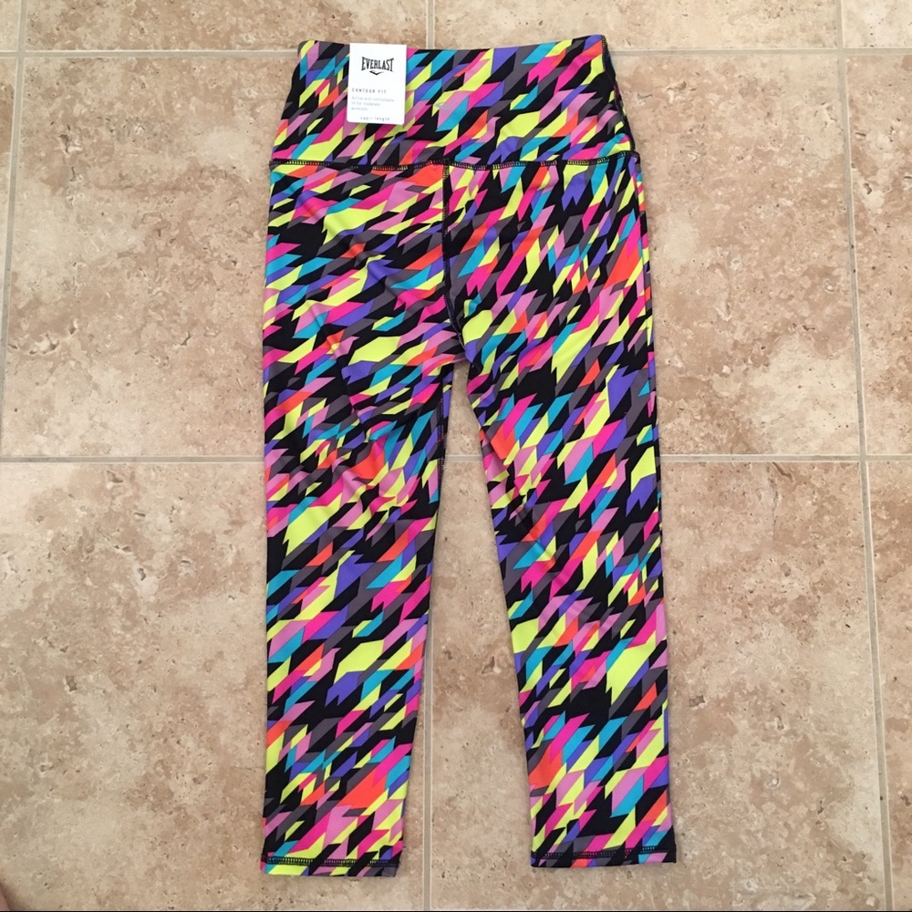 EVERLAST Contour Fit High Waisted Capri Length SM